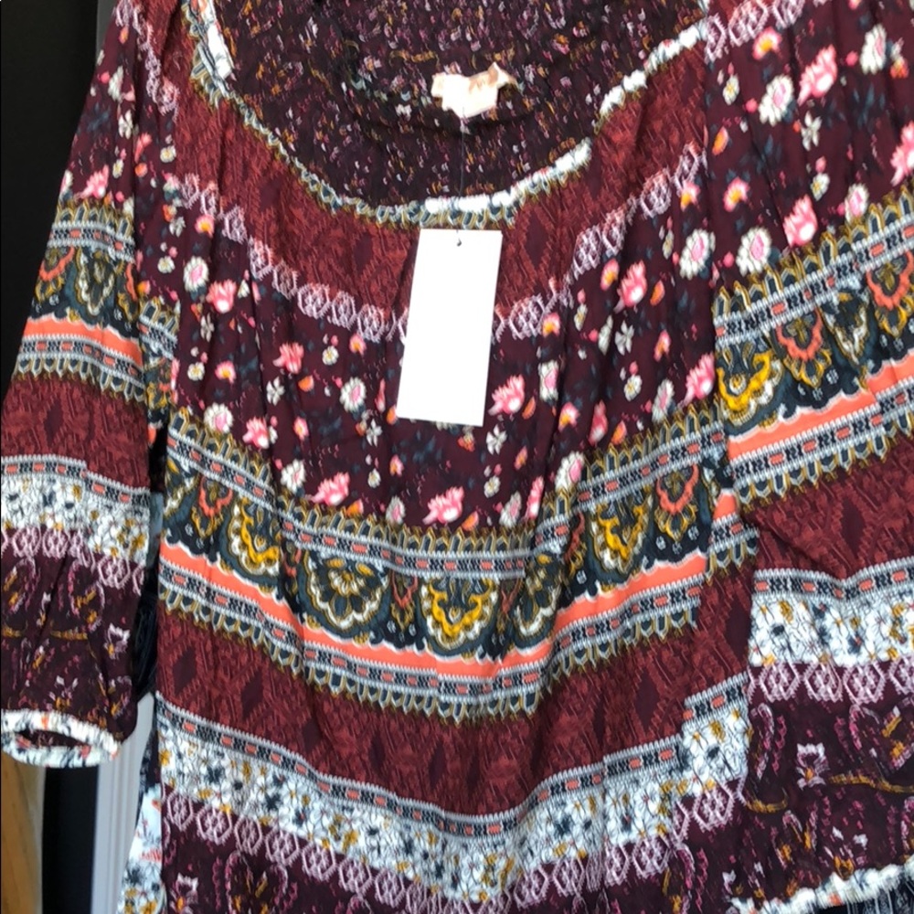 Off the shoulder dress